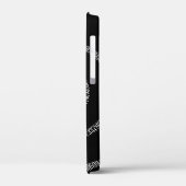 Spiral voor Pi op Elegant Black Case-Mate iPhone Case (Achterkant / Links)