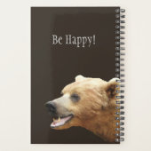 Spiral Weekly/Maandelijkse Planner met grizzly (Achterkant)