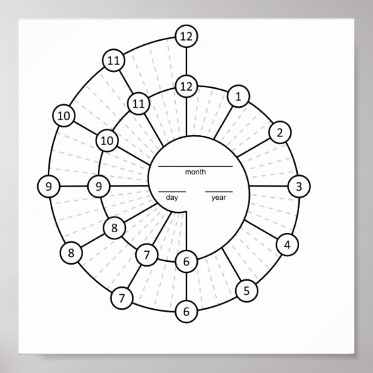 Spiraldex [Digitale download beschikbaar] Poster (Voorkant)