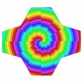 Spirale arc-en-ciel (Plat)