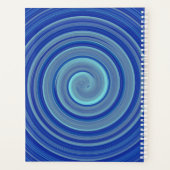 spirale bleue et turquoise (Dos)