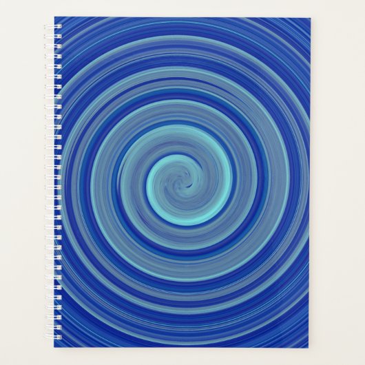 spirale bleue et turquoise (Devant)