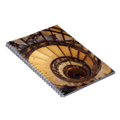 Spirale cirkeltrap trappen oude bouwtrap notitieboek (Rechterzijde)