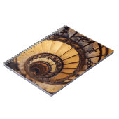 Spirale cirkeltrap trappen oude bouwtrap notitieboek (Linkerzijde)