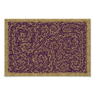 Spirale contrastdruk foto afdruk