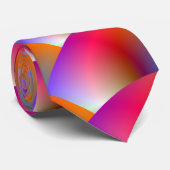 Spirale cravate de sphères en rose et violet (Roulé)