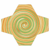Spirale de couleurs de citrus amusantes (Plat)