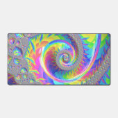 Spirale de fractale de néon arc-en-ciel Art numéri (Recto)