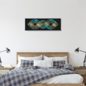 SPIRALE DESIGN CANVAS AFDRUK (Insitu (Slaapkamer))