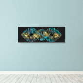 SPIRALE DESIGN CANVAS AFDRUK (Insitu (Houten vloer))