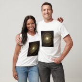 Spirale Galaxy NGC4622 Spins achterwaarts T-shirt (Unisex)