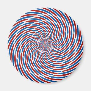 Spirale lichtstraal magneet