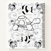 Spirale Notitieboek-kleurschildpadden Notitieboek (Achterkant)