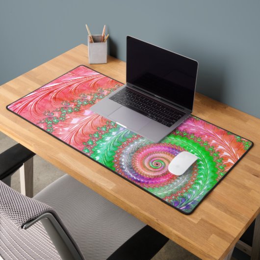 Spirale numérique abstraite fractale colorée groov (Bureau 2)