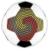 Spirale rouge jaune bleu par Kenneth Yoncich (Devant)
