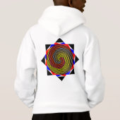 Spirale rouge jaune bleu par Kenneth Yoncich (Dos)