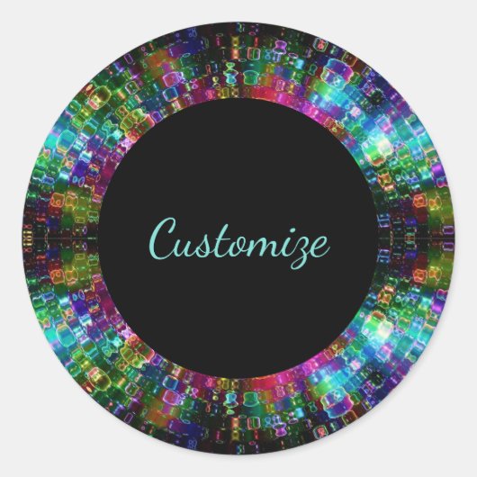 Spirale Stickers van glas (Voorkant)