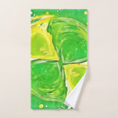 Spirale Vert Citron (Serviette à main)