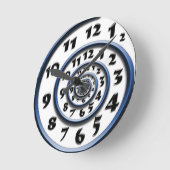 Spirale wandklok ronde klok (Hoek)