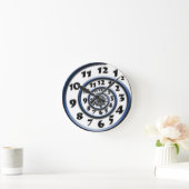 Spirale wandklok ronde klok (Huis)