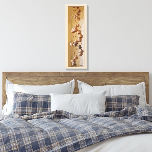 Spiraled Clay Wind Chimes still Life Canvas Afdruk (Insitu (Slaapkamer))