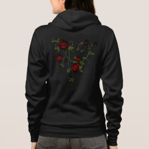 Spiraled Splendor: een Rozen wijnstokverhaal Hoodie
