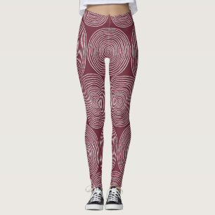 Spiraled Whimsy: artistieke  compositie Leggings