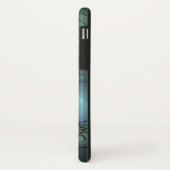 Spiralen Blauwgroen Beige Groen Abstract Fractal A Case-Mate iPhone Case (Achterkant/links)