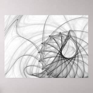 Spiralen en gedistilleerde dranken, inkt poster