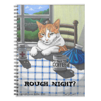 Spiralen notitieboek: Ruwe nacht (Hobbes) Notitieboek