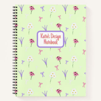 Spiralen notitieboek | Wildflowers & Bows in het g
