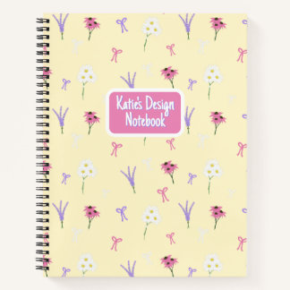 Spiralen notitieboek | Wildflowers & Bows in het g