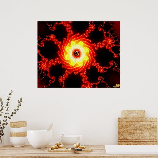 Spiralen Poster (Keuken)