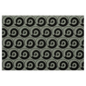 Spiralen, Schnecken, Kreise Muster schwarz Stof (Fat Quarter)
