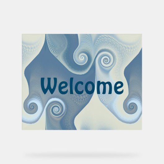 Spirales Abstraites de l'énergie - motif sans soud (Recto)