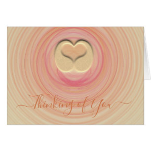 Spirales Abstraites Penser À Vous Sable Coeur 3D