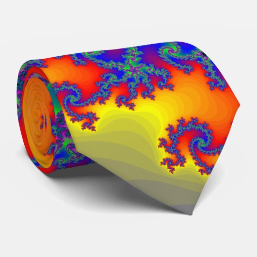 Spirales fractales : cravate / Cravate (Roulé)