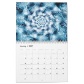 Spirales fractales par Wolfepaw Calendrier Janvier (Jan 2027)