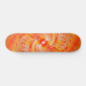 Spirales psychédéliques orange : Skateboard (Horz)