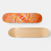 Spirales psychédéliques orange : Skateboard (Horz)