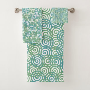 Spirales Vert Bleu