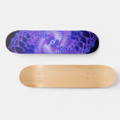 Spirales violettes et bleues : Skateboard (Horz)
