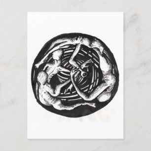 Spiraling Descent Briefkaart