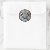 Spiraling Heart Mandala Sticker (Tas)