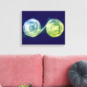 Spirals Canvas (Insitu (Woonkamer))