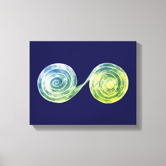 Spirals Canvas Print (Voorkant)