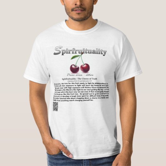 Spirfruituality : The Cherry of Truth T-Shirt (Devant)