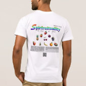 Spirfruituality : The Peach of Peace F&B T-Shirt (Dos)
