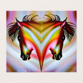 Spirit - AI Imaginaire Art Imprimer Cheval (Outside Unfolded)