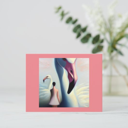 Spirit Animal Flamingo 4 Briefkaart (Staand voorkant)